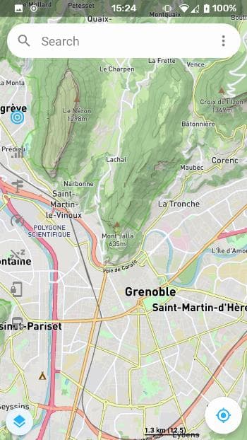Скриншот 1 — Alpi Maps