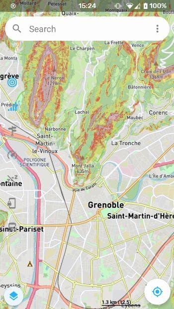 Скриншот 2 — Alpi Maps