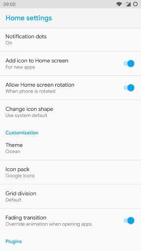 Скриншот 7 — Shade Launcher