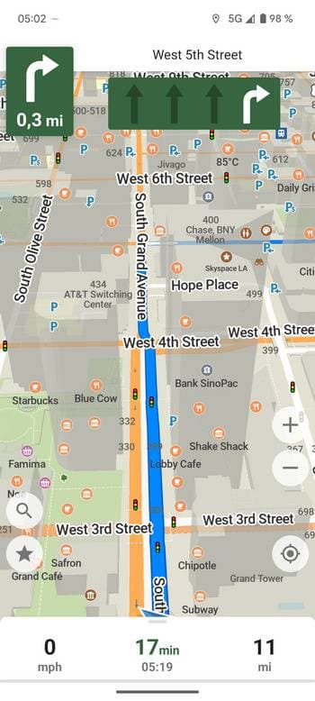 Скриншот 2 — CoMaps - Hike, Bike, Drive Offline with Privacy