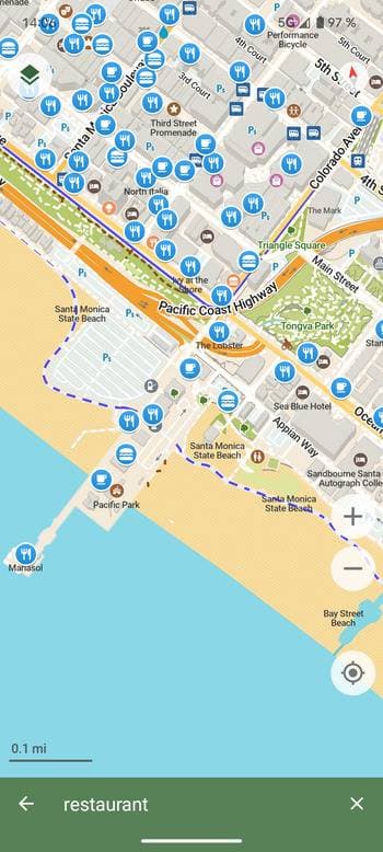 Скриншот 4 — CoMaps - Hike, Bike, Drive Offline with Privacy