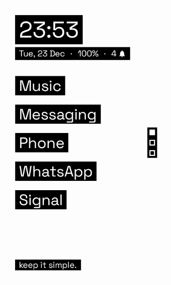 Скриншот 5 — inkOS - Text based & E-ink friendly Launcher