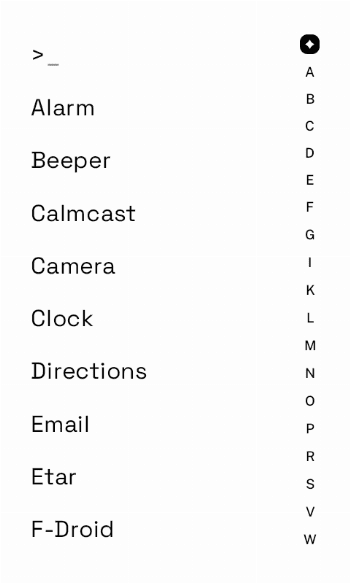 Скриншот 6 — inkOS - Text based & E-ink friendly Launcher