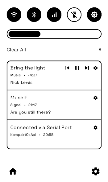Скриншот 8 — inkOS - Text based & E-ink friendly Launcher
