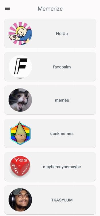 Скриншот 1 — Memerize