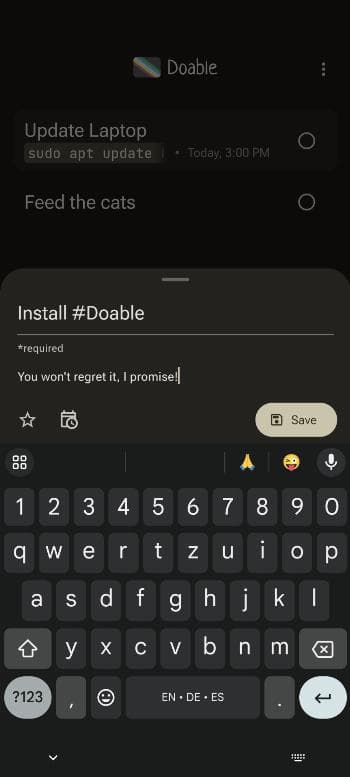 Скриншот 2 — Doable
