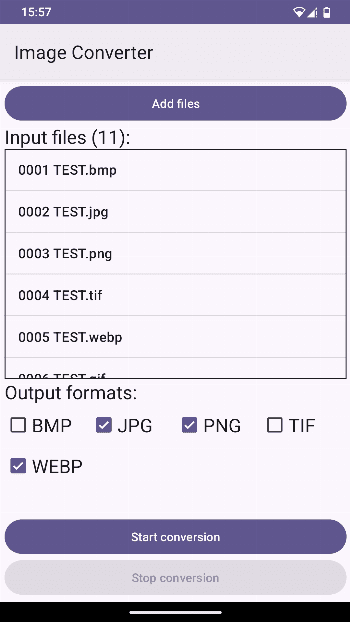 Скриншот 4 — Image Converter