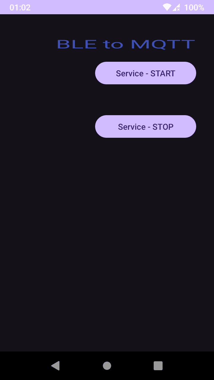Скриншот 1 — BLEtoMQTT