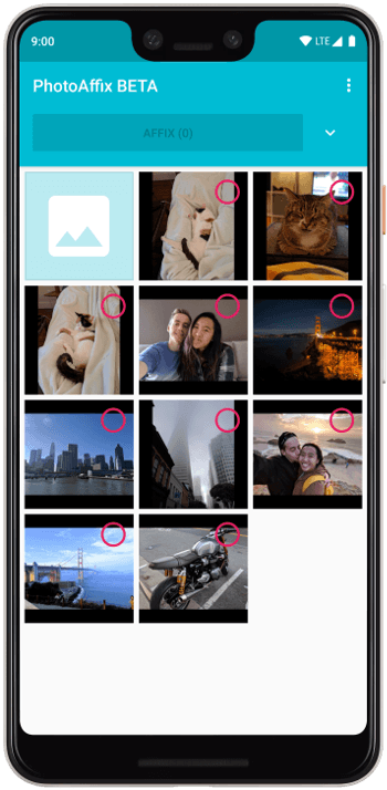 Скриншот 1 — PhotoAffix BETA