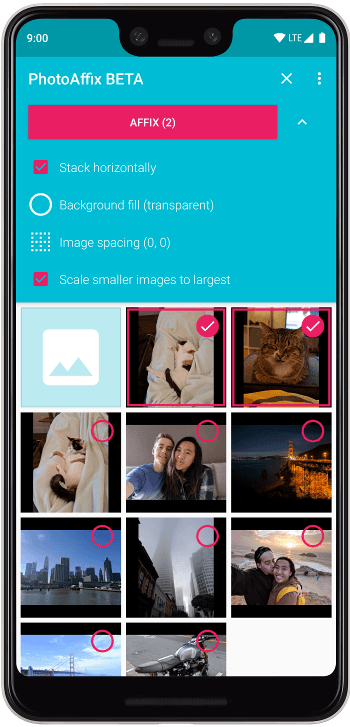 Скриншот 3 — PhotoAffix BETA