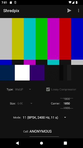 Скриншот 2 — Shredpix - Encode COFDMTV