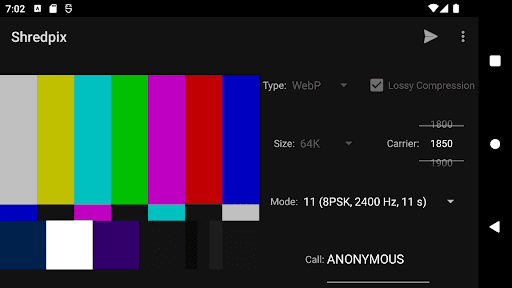 Скриншот 3 — Shredpix - Encode COFDMTV