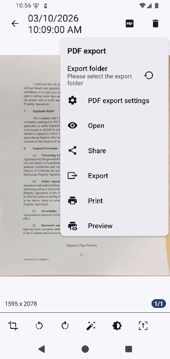 Скриншот 6 — OSS Document Scanner