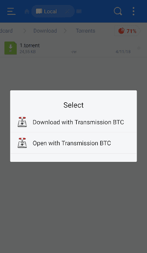 Скриншот 7 — Transmission BTC