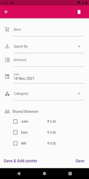 Скриншот 4 — Shared Expense Manager