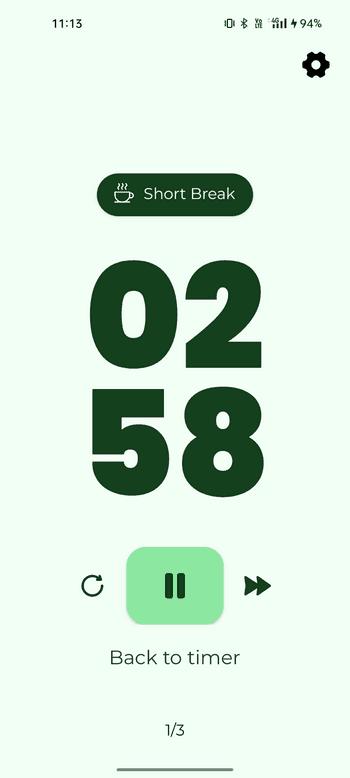 Скриншот 4 — Fomodoro