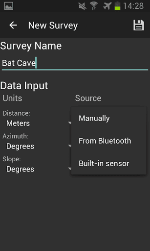 Скриншот 1 — CaveSurvey