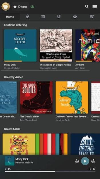 Скриншот 1 — Audiobookshelf