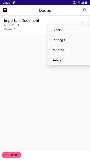 Скриншот 3 — Docus - Simple Document Scanner