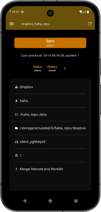 Скриншот 1 — HahaNote