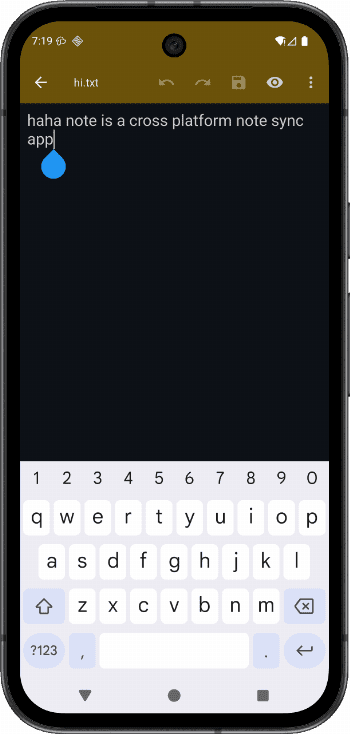 Скриншот 2 — HahaNote