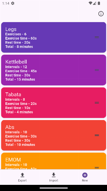 Скриншот 1 — OpenHIIT