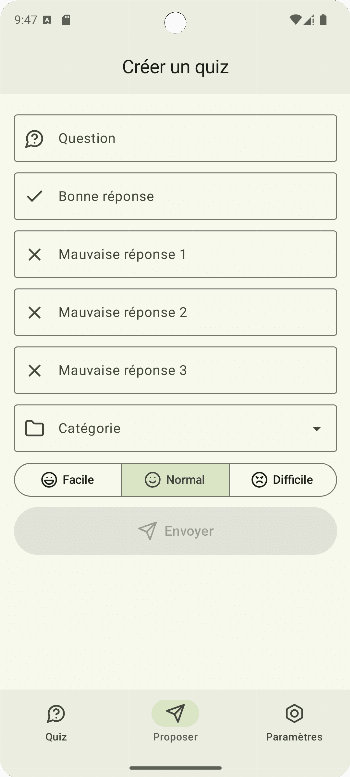 Скриншот 1 — Simple Quiz FR