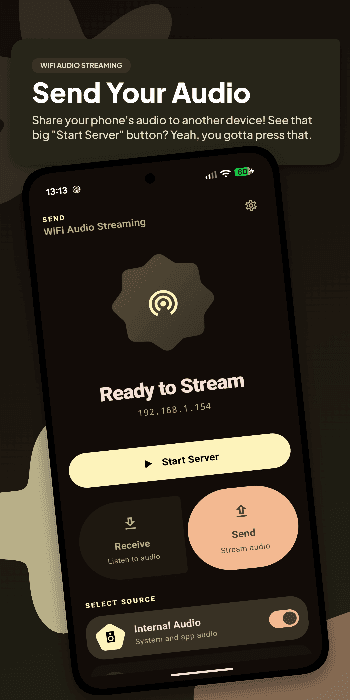 Скриншот 2 — WiFi Audio Streaming