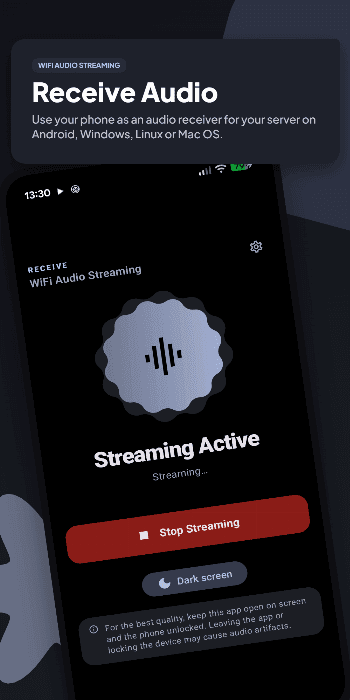Скриншот 3 — WiFi Audio Streaming