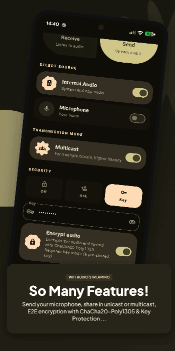 Скриншот 5 — WiFi Audio Streaming