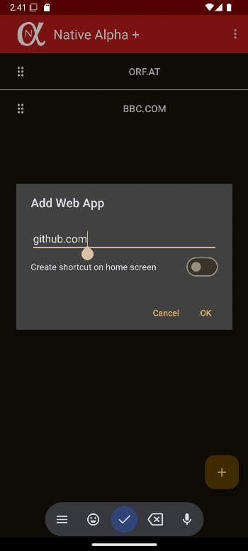 Скриншот 2 — Native Alpha