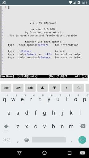 Скриншот 3 — DroidVim