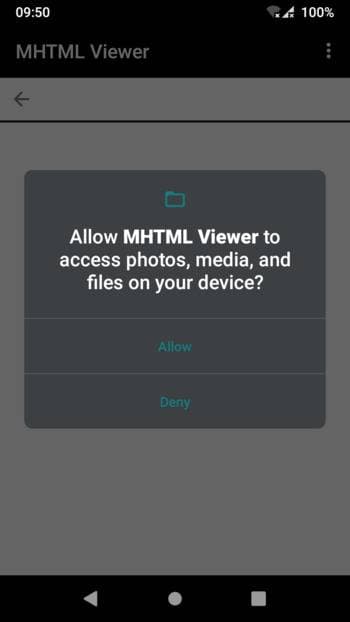 Скриншот 1 — MHTML Viewer