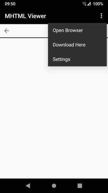Скриншот 3 — MHTML Viewer