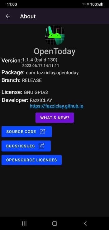 Скриншот 4 — OpenToday - planner & organizer