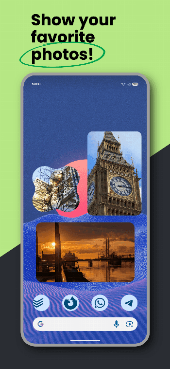 Скриншот 1 — Material Photo Widget