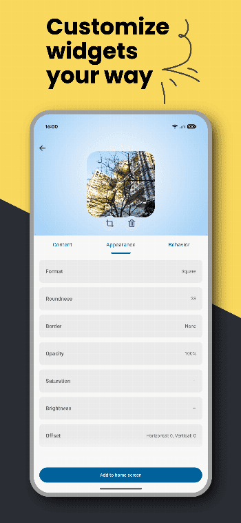 Скриншот 3 — Material Photo Widget