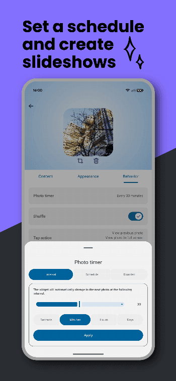 Скриншот 4 — Material Photo Widget