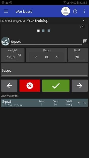Скриншот 7 — Workouts'N'Rest