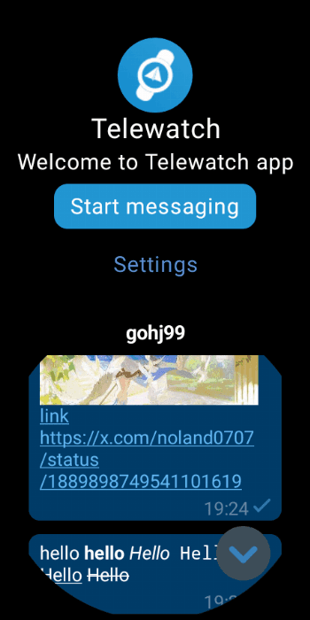 Скриншот 1 — Telewatch