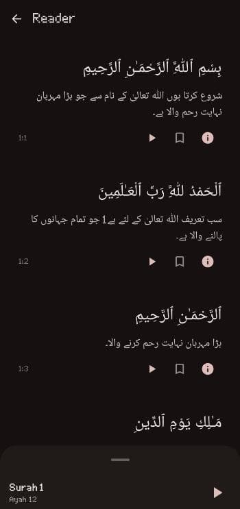 Скриншот 7 — Quran Majeed (قرآن مجید)