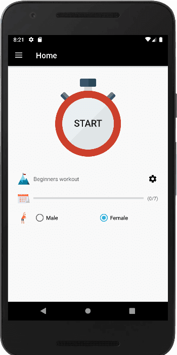 Скриншот 1 — openWorkout