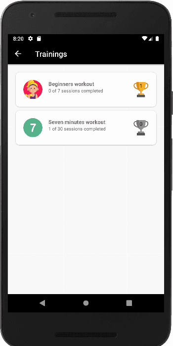Скриншот 2 — openWorkout