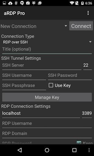 Скриншот 2 — aRDP Free