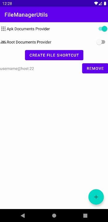 Скриншот 1 — FileManagerUtils