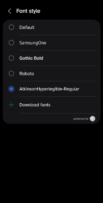 Скриншот 3 — Fonts