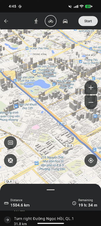 Скриншот 3 — Kblack: Offline Map Navigation