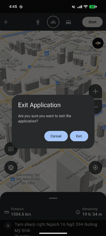 Скриншот 5 — Kblack: Offline Map Navigation