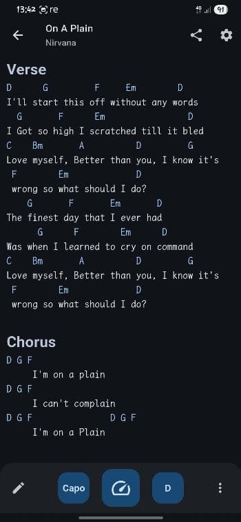 Скриншот 1 — songbook
