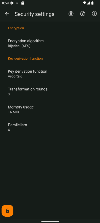 Скриншот 7 — KeePassDX Free - FOSS Password Safe